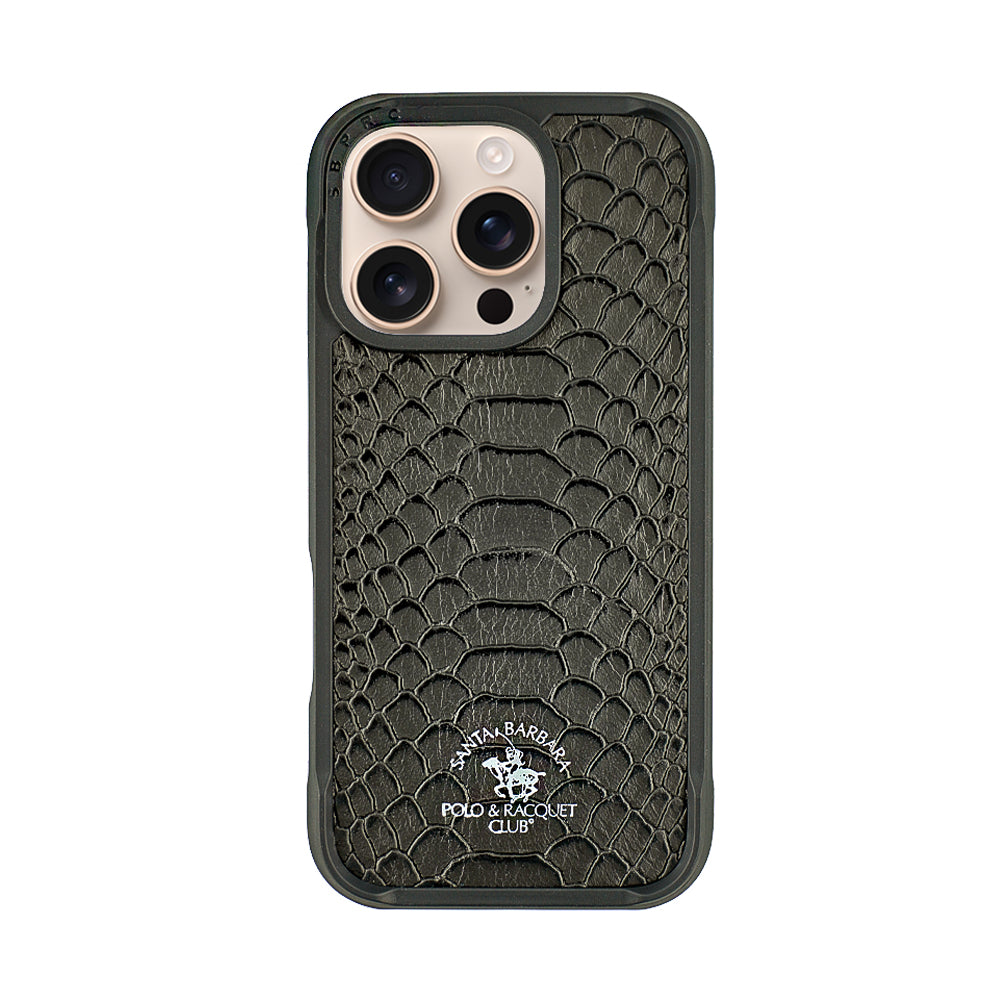 Santa Barbara Polo & Racquet Club Knight Series Case for iPhone 16 Series - Brown