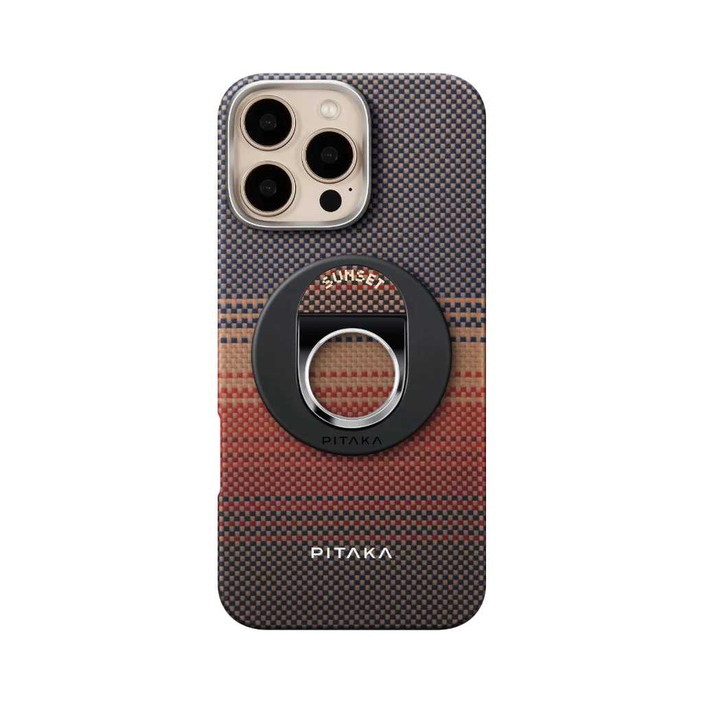 Pitaka Phone Ring Holder Magnetic Grip 3 - Sunset