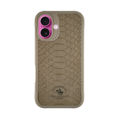 Santa Barbara Polo & Racquet Club Knight Series Case for  iPhone 16 Plus - Gray