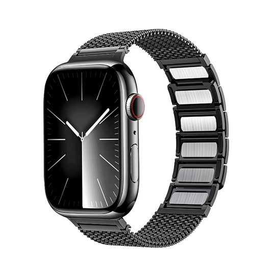 Hasir Apple Watch Magnetic Steel Band - Black