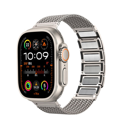 Hasir Apple Watch Magnetic Steel Band - Tittanium