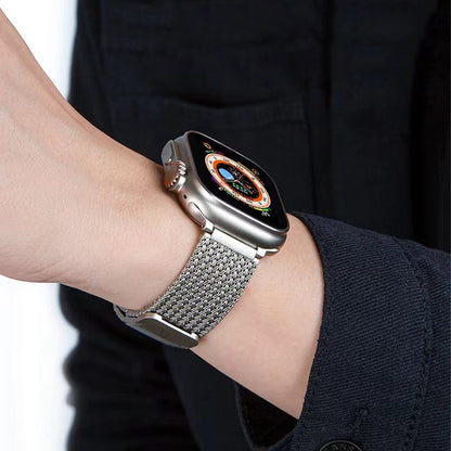 Hasir Apple Watch Magnetic Steel Band - Tittanium