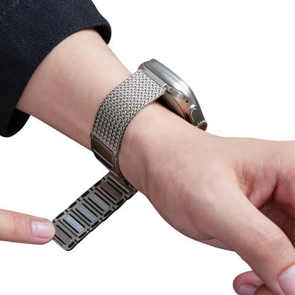 Hasir Apple Watch Magnetic Steel Band - Tittanium