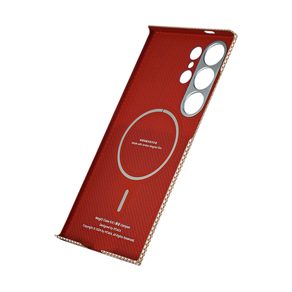 Aramid Fiber MagEZ Case 5 for S24 Ultra -Canyon