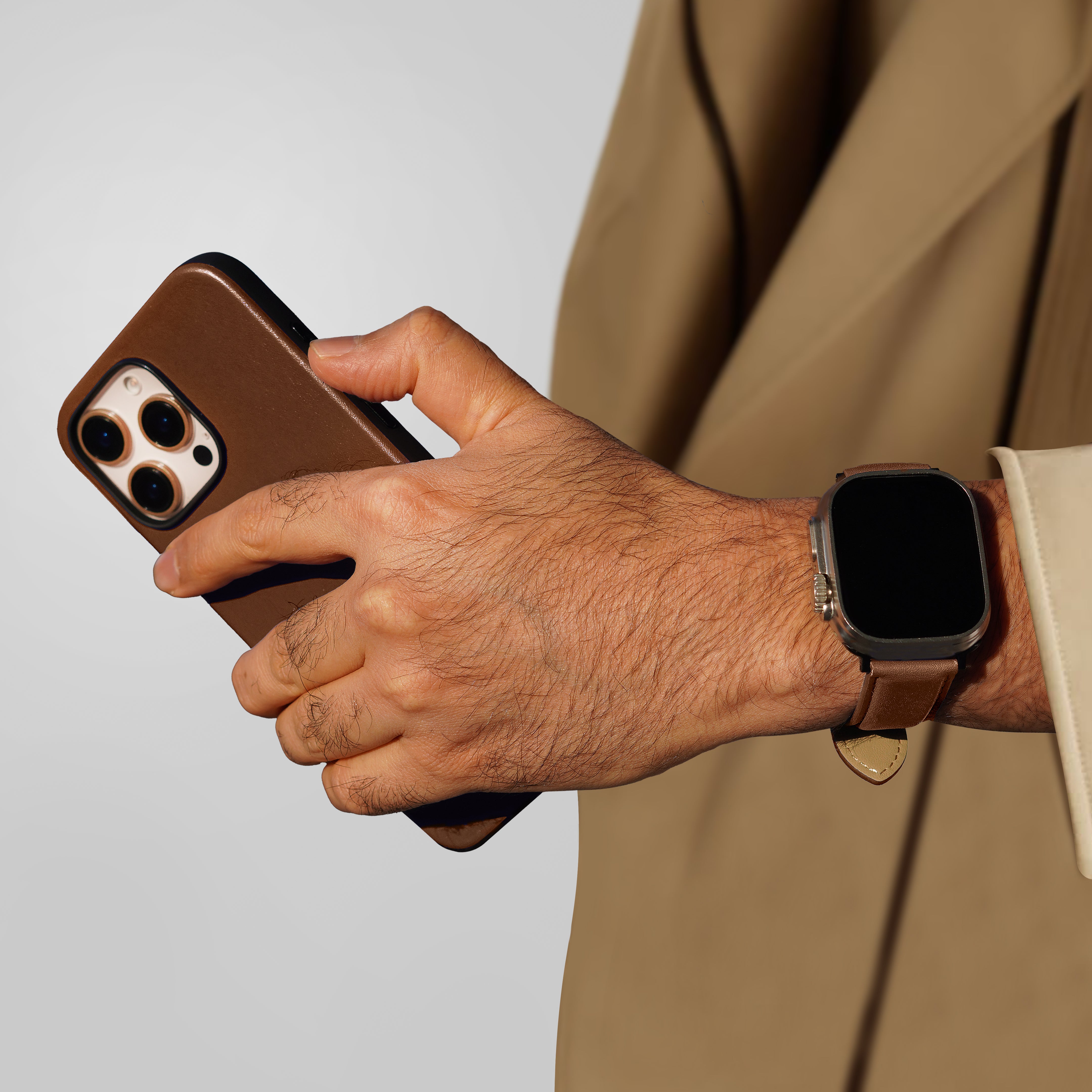 A-Case American Leather Case for iPhone 16 Pro - Elmas