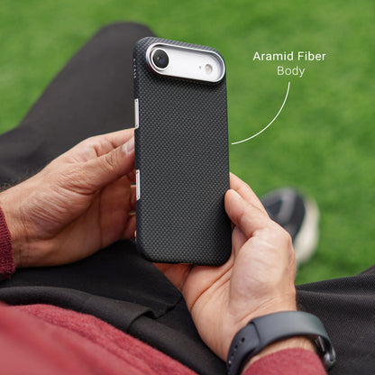 Desen Aramid Fiber Case For iPhone Air - Black