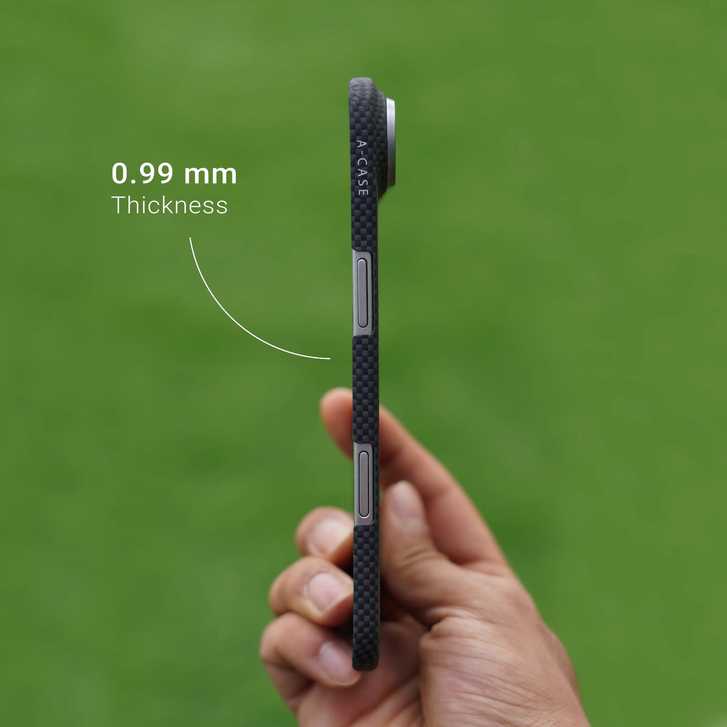 Desen Aramid Fiber Case For iPhone Air - Black