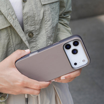 Kilyos Vegan Leather Case For iPhone 17 Series - Gray