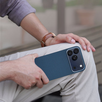 Desen Aramid Fiber Case For iPhone 17 Series - Blue