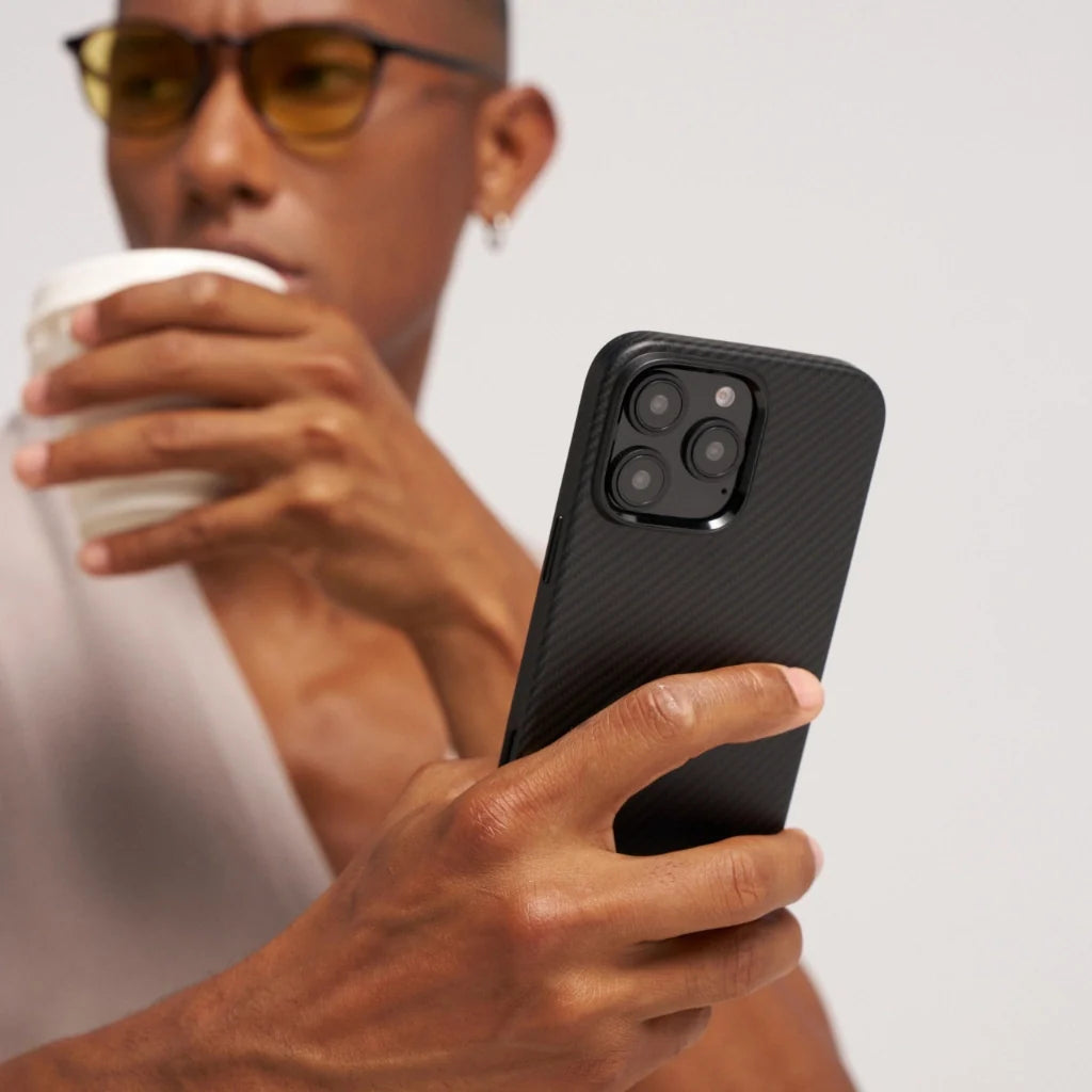 Pitaka Military-Grade Protective Case for iPhone 16 Series- Black