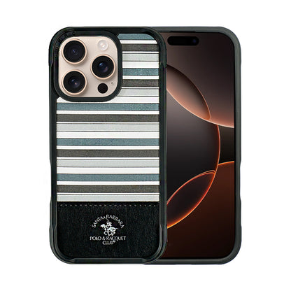 Santa Barbara Polo & Racquet Club Isaac Series Case for iPhone 16 Series - Black