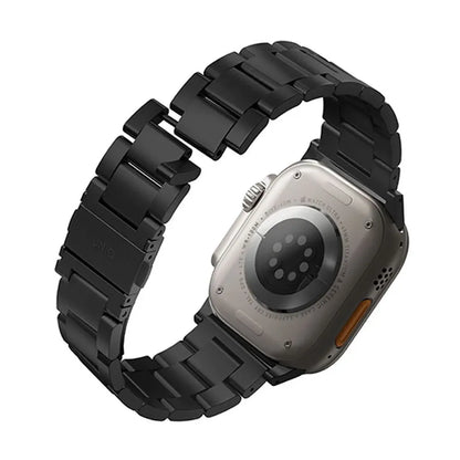 Uniq Osta Apple Watch Steel Strap 49/45/44/42MM-Black