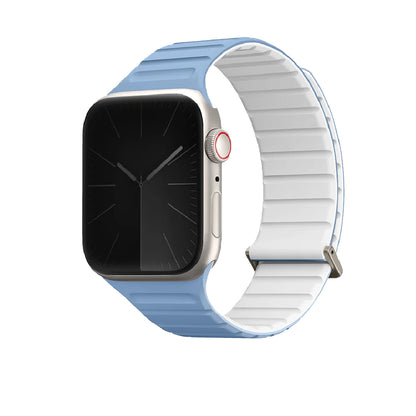 Uniq Revix Evo Reversible Magnetic Apple Watch Strap 49/45/44/42MM – Pacific Blue / Black