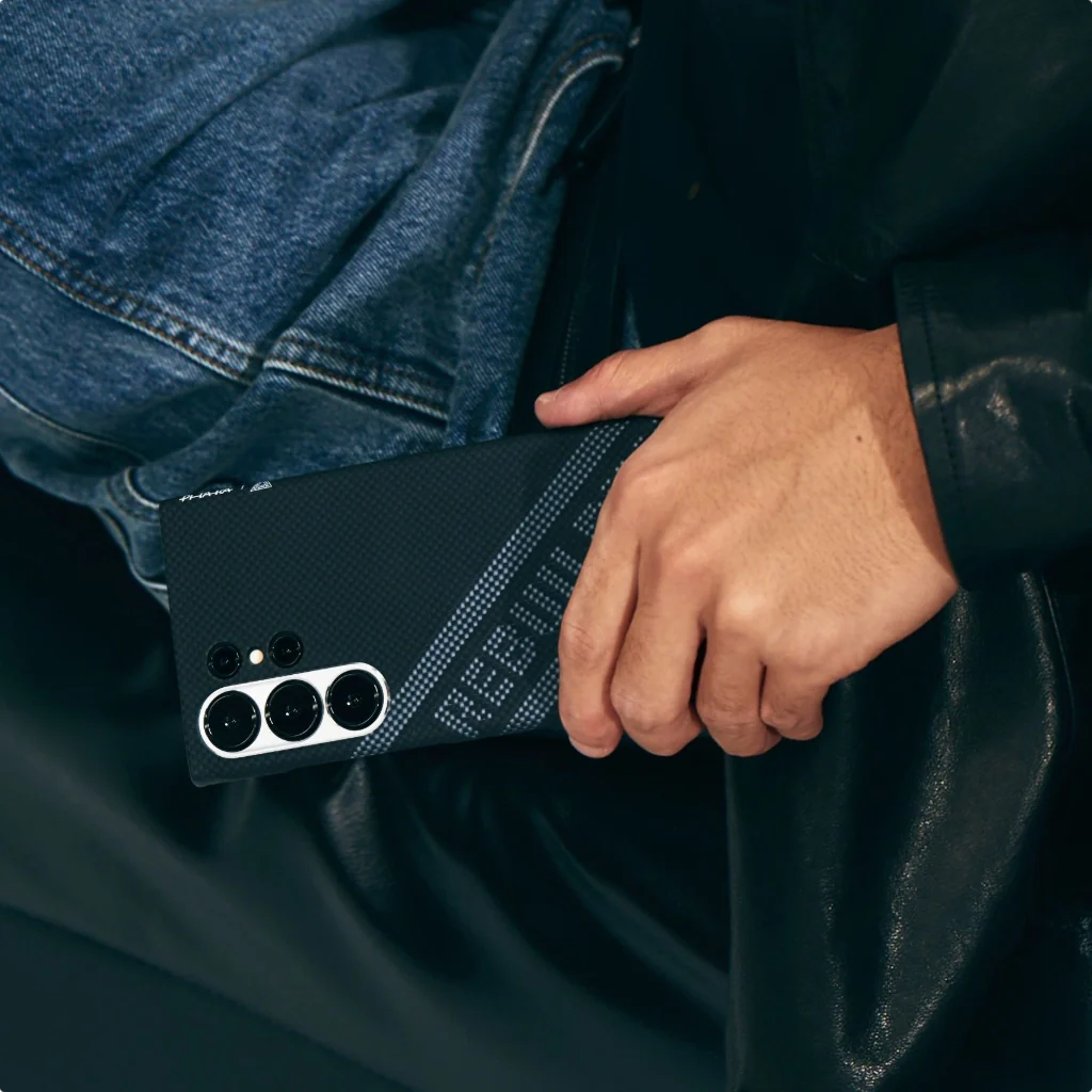 Pitaka Rebuilding Tactile Woven Case for Samsung Galaxy S24 Ultra - Black