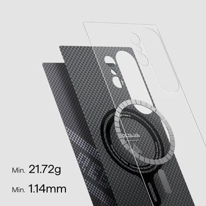 Pitaka Rebuilding Tactile Woven Case for Samsung Galaxy S24 Ultra - Black