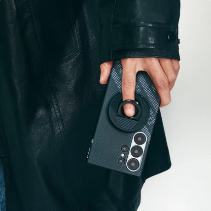 Pitaka Rebuilding Tactile Woven Case for Samsung Galaxy S24 Ultra - Black