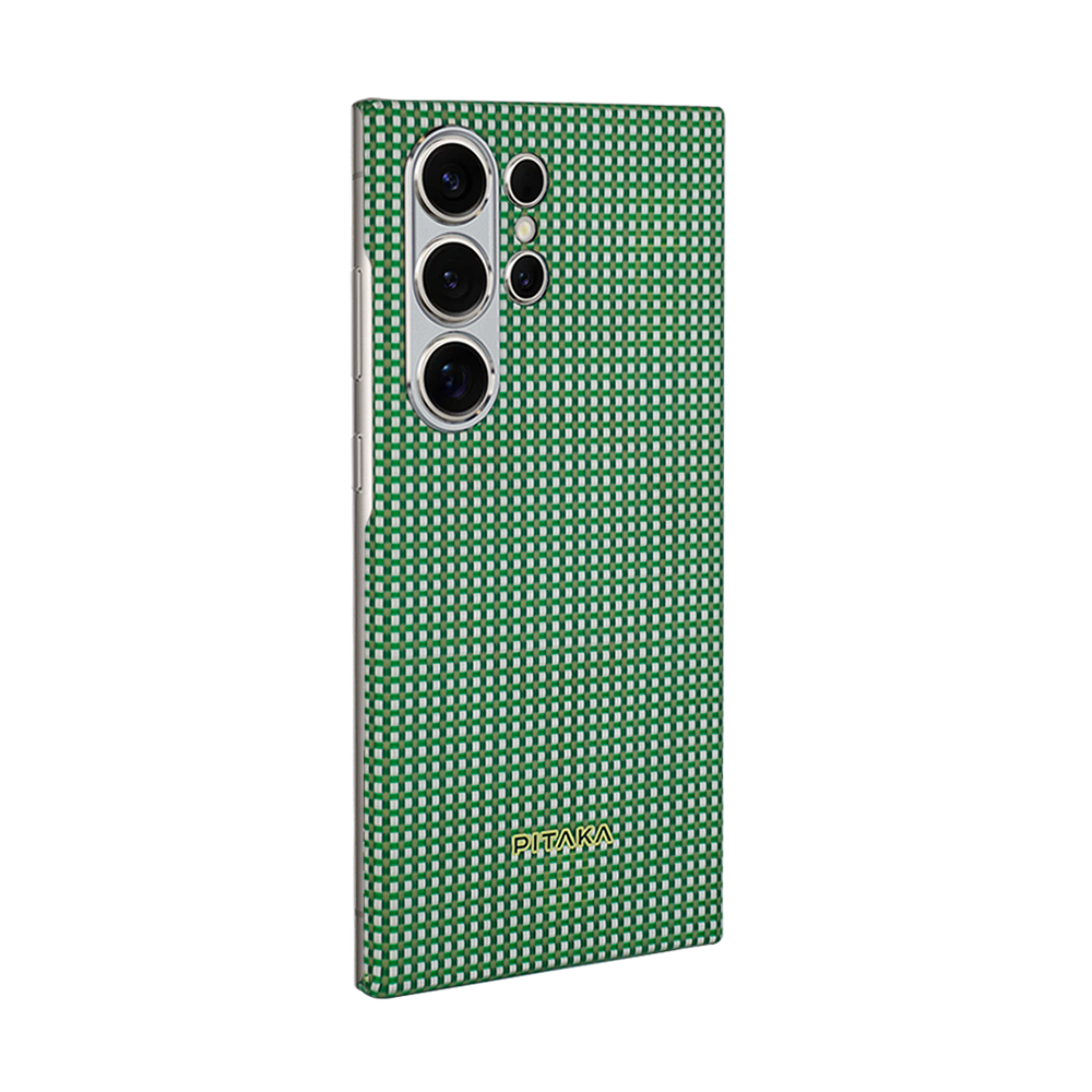 Aramid Fiber MagEZ Case 5 for S24 Ultra -Forest