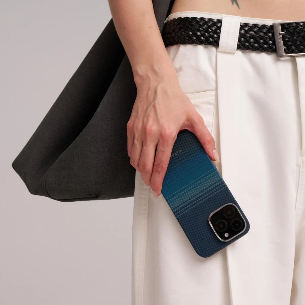 Pitaka Tactile Woven Case for iPhone 16 Series -Moonrise