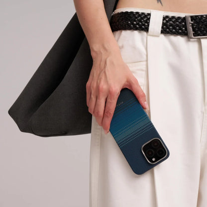 Pitaka Tactile Woven Case for iPhone 16 Series -Moonrise