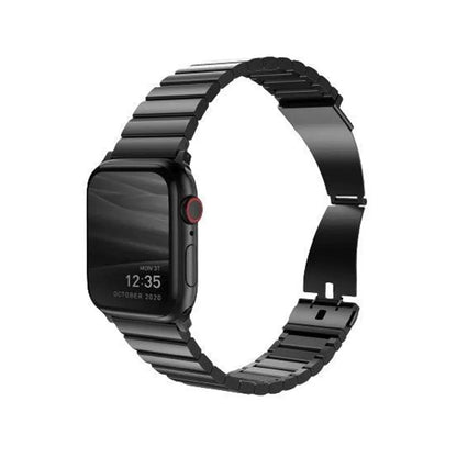 Uniq Strova  Apple Watch steel strap 49/45/44/42mm -Black