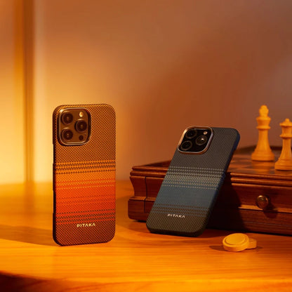 Pitaka Tactile Woven Case for iPhone 16 Series -Moonrise