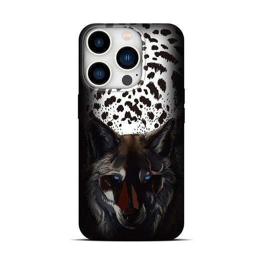 Le Prius Wild Series IMD Printed Case for iPhone 15 Series - Wolf